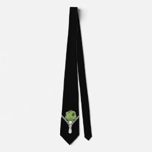 Cute baby dinosaur Peek Neck Tie
