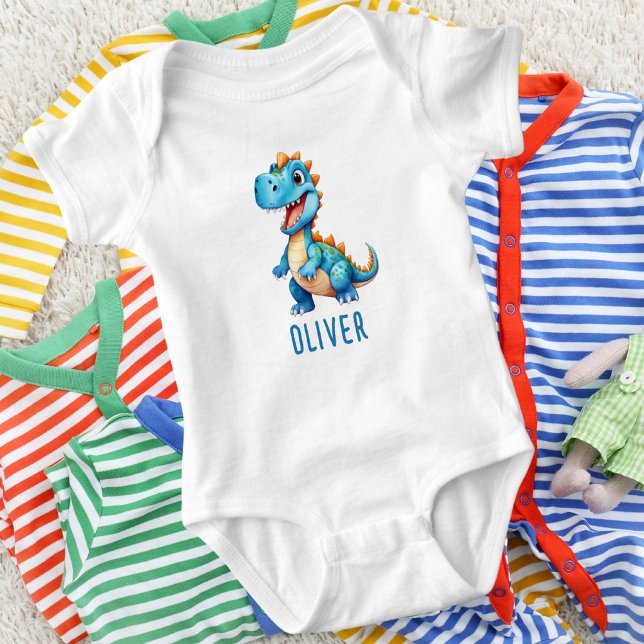 Cute Baby Dinosaur Personalized Bodysuit (Creator Uploaded)