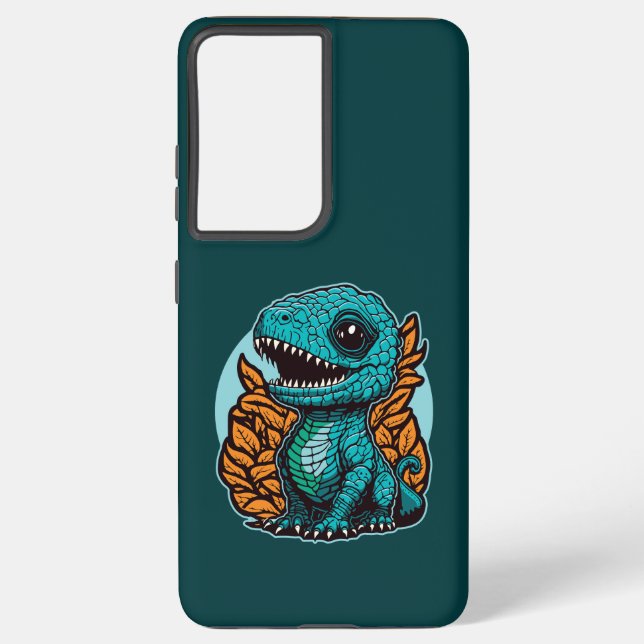 Cute Baby Dinosaur Samsung Galaxy Case (Back)