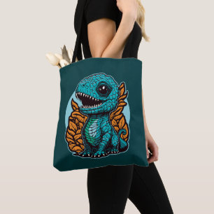 Cute Baby Dinosaur Tote Bag