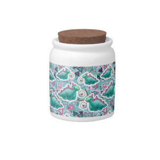 Cute Baby Dinosaurs Pattern Candy Jar