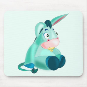 Cute Baby Donkey Mouse Pad
