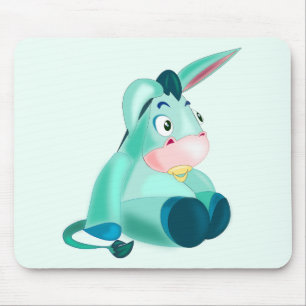 Cute Baby Donkey Mouse Pad