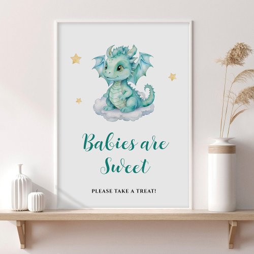 Cute Baby Dragon Babies are Sweet  Poster