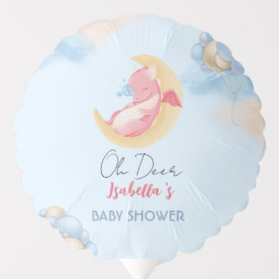 Cute baby dragon dinosaur Balloon baby shower