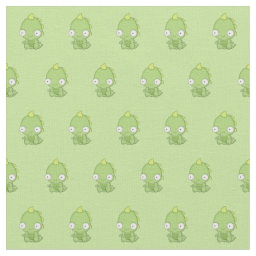 Cute Baby Dragon Fabric