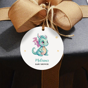 Cute Baby Dragon Favor Tags