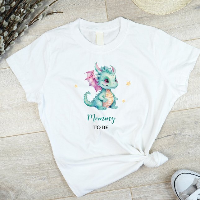 Cute Baby Dragon Mommy To Be T-Shirt (Creator Uploaded)