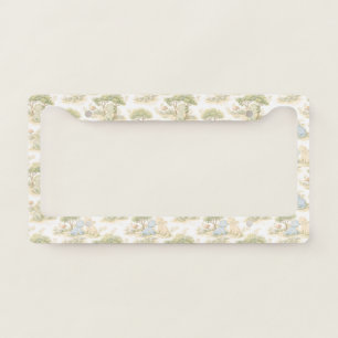 Cute Baby Dragon Pastel Woodland Pattern (2) License Plate Frame