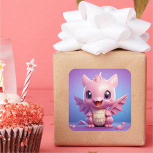 Cute baby dragon sticker