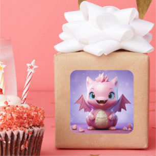 Cute baby dragon sticker