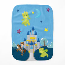 Cute Baby Dragons & Knight w/ Castle Nursery Theme
