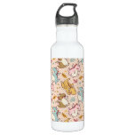 Cute baby dragons pattern design stainless steel water bottle