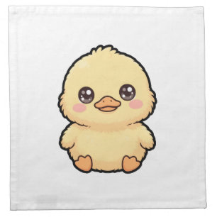 Cute Baby Duck Chick Cloth Napkin