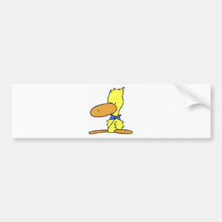 Cute Baby Duck New Baby Products Bumper Sticker