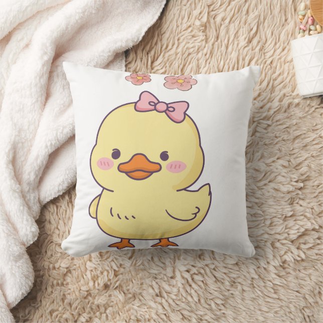 Cute Baby Duck Pillow (Blanket)