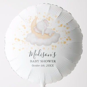 Cute Baby Elephant Baby Shower Party Balloon