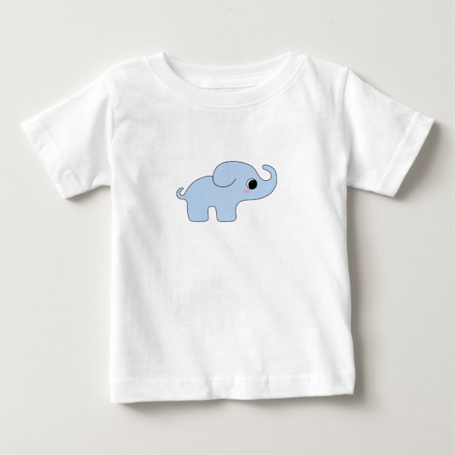 Cute Baby Elephant Baby T-Shirt (Front)