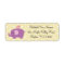 Cute baby elephant bird polka dot address labels