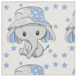 Cute Baby Elephant Boy Fabric