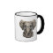 Cute Baby Elephant Calf with Reading Glasses