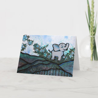 Cute Baby Elephant                                 Card