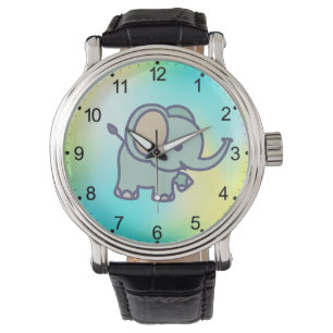 Cute Baby Elephant Cartoon-47767 Watch
