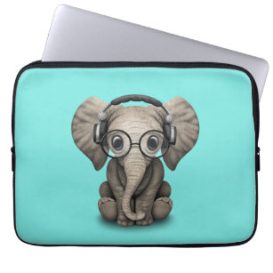 Handmade Notebook Shell Elephant Lovely Animal Laptop Sleeve 
