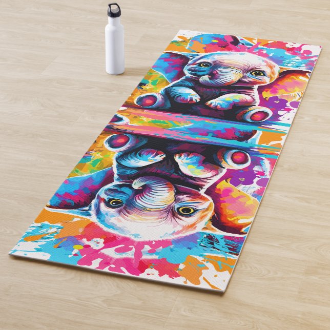 Cute Baby Elephant - Elephant Yoga Mats (In Situ)