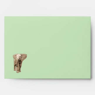 Cute Baby Elephant Envelope