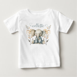 Cute Baby Elephant Personalized T-Shirt