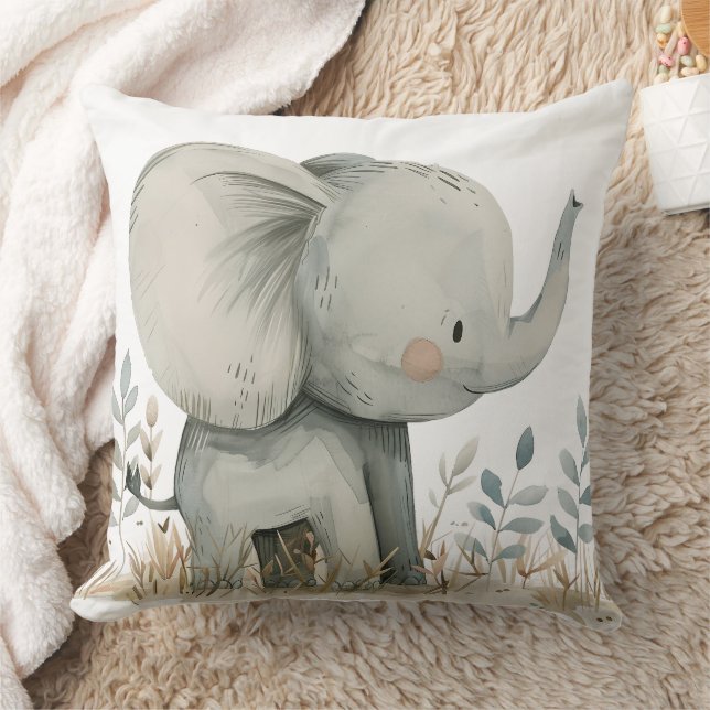 throw pillow elephant baby pillow