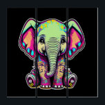 Cute Baby Elephant sitting digital illustration Triptych<br><div class="desc">Cute and Colorful Print Design, Cute Baby Elephant sitting, digital illustration Perfect for Elephant lovers. Whether it’s for a for a dad, mom, brother, sister, teacher, student, boys, girls, kids – this design is perfect gift for everyone Grab this Cute and colorful Print Design, Cute Baby Elephant digital illustration print...</div>