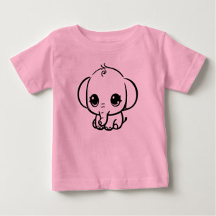 Cute Baby Elephant T-Shirt