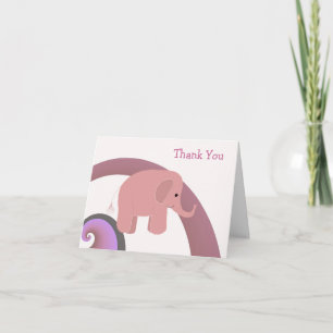 Cute Baby Elephant Thank You