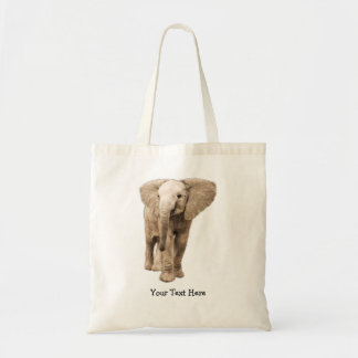 Cute Baby Elephant Tote Bag