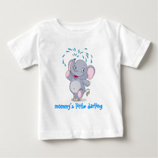 Cute baby elephant with mommy's little darling T-Shirt