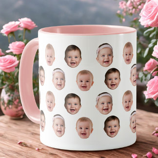 Cute Baby Face Mug with Custom Photos