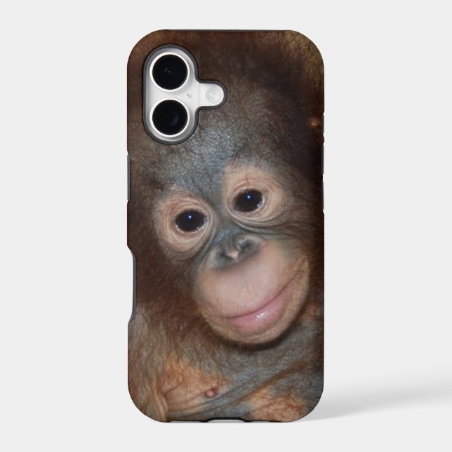 Cute Baby Face Primate Case-Mate iPhone Case (Back)