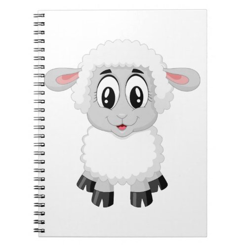 Cute Baby Farm Lamb Notebook