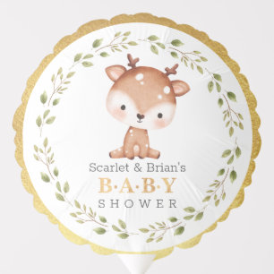 Cute Baby Fawn Party Little Deer Baby Shower Ballo Balloon