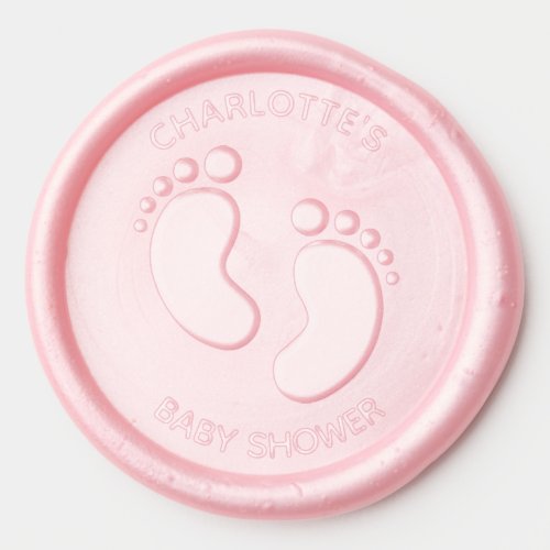 Cute Baby Feet Baby Shower  Wax Seal Sticker