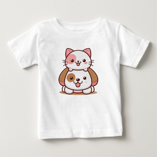 Cute Baby Fine Jersey T-Shirt (Front)