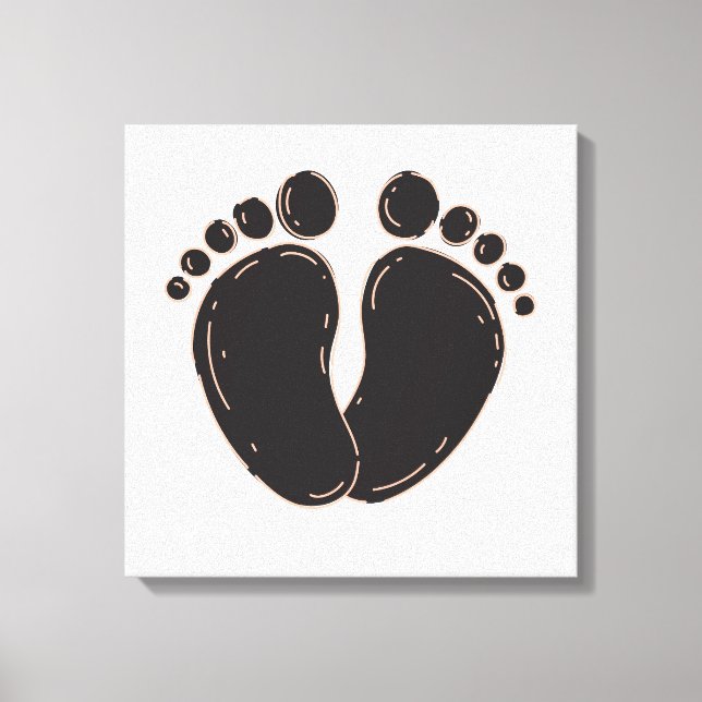 Cute baby foot print (Front)