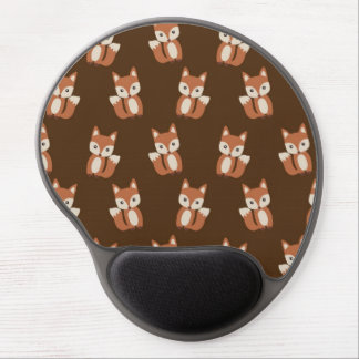 Cute Baby Fox Animal Print Pattern Gel Mouse Pad