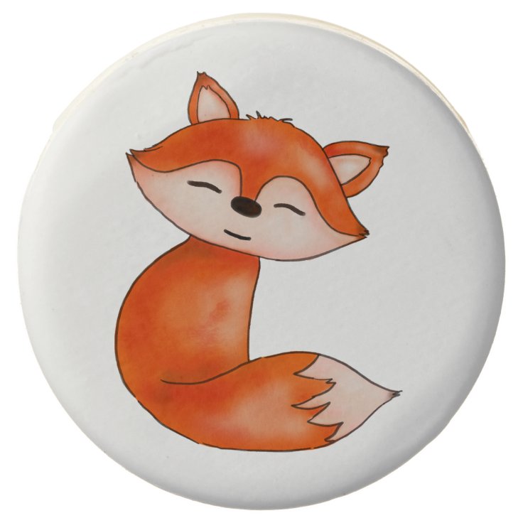 Cute Baby Fox | Baby Shower Chocolate Covered Oreo | Zazzle