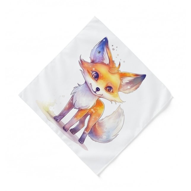 Cute Baby Fox Bandana (Front)