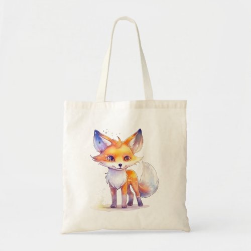 Cute Baby Fox Budget Tote Bag