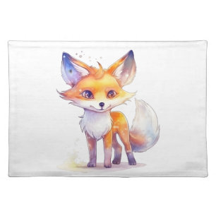 Cute Baby Fox Cloth Placemat