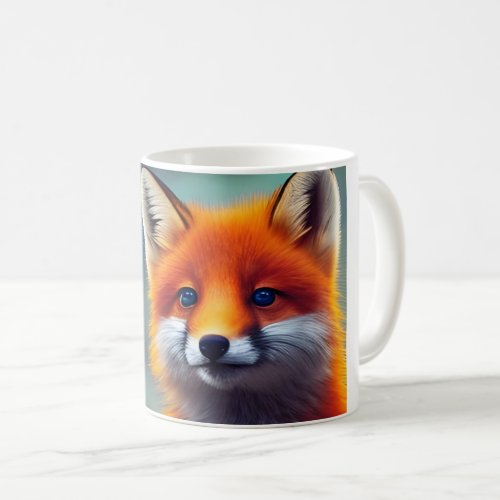 Cute Baby Fox Coffee Mug